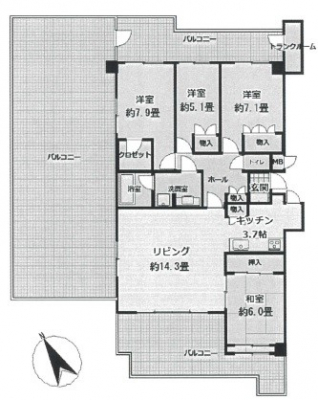 @2380~A4LDKALʐ100.57m2