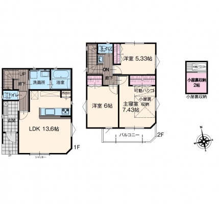 @Ԏ[]83.42m2[y]120.8m2[]3LDK+S